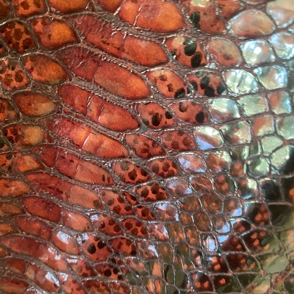 Burberry Prorsum Oxblood Python Print Leather Jacket - Picture 9 of 11